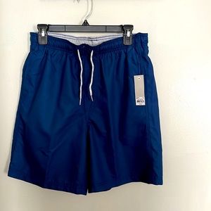 NEW - Men’s Croft & Barrow Swim Trunks - Size S - Blue